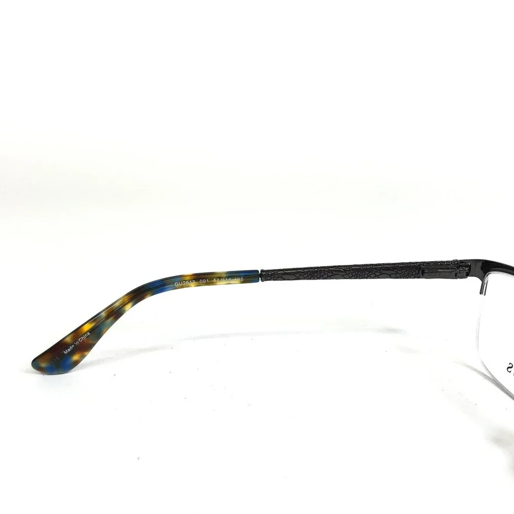 Guess Eyeglasses Frames GU2613 091 Purple Tortoise Cat Eye Half Rim 52-16-135